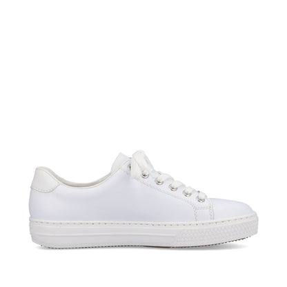 Rieker Ladies Zip Sided Lace Up Sneaker