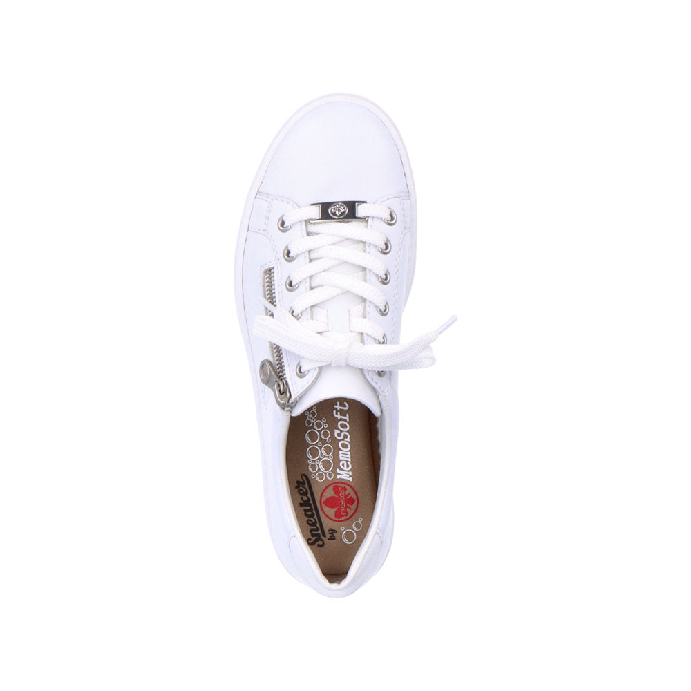 Rieker Ladies Zip Sided Lace Up Sneaker