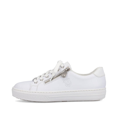 Rieker Ladies Zip Sided Lace Up Sneaker