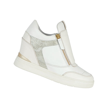 Geox Maurica Ladies Zip Side Wedge Sneaker