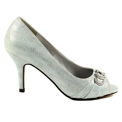 Lunar Lyla Ladies Peep Toe Court Shoe