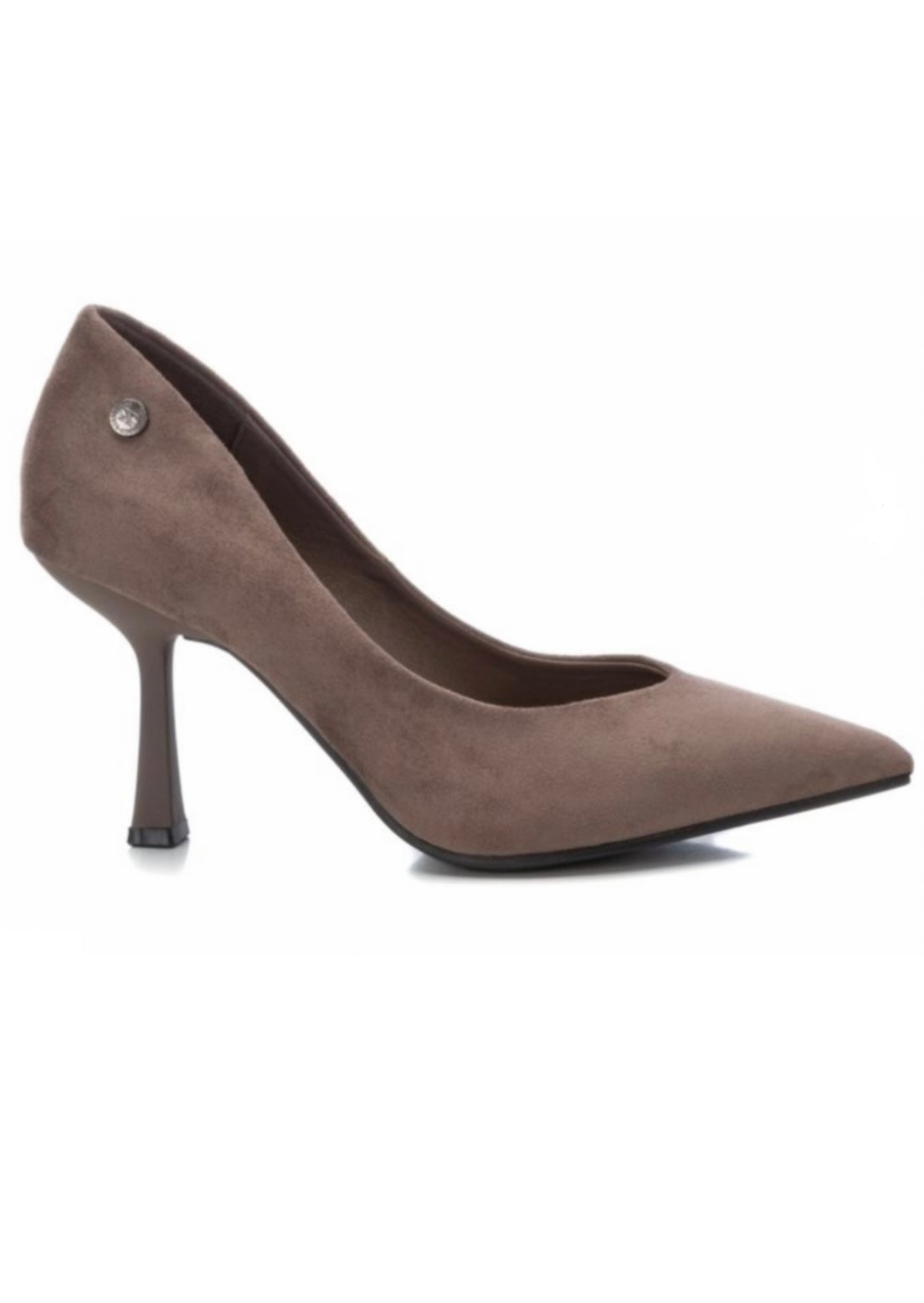 XTI Ladies Slim Heel Court Shoe