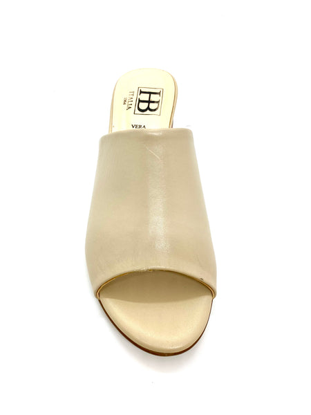 New HB Shoes Ladies Mid Heel Mule Sandal