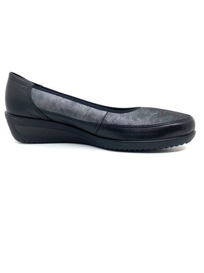 Zurich Mid Heel Wedge Court Shoe