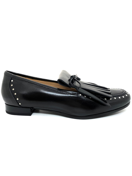 Chic Flat Stud Detail Loafer Shoe